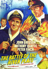 Poster for the movie, The Battle of the River Plate. 