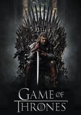 Poster for the TV show, Game of Thrones,.