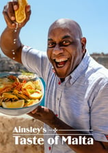 Poster for the TV show, Ainsley's Taste of Malta.