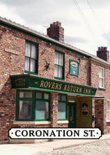 Poster for the soap opera, Coronation Street.