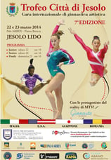 Locandina Trofeo Città di Jesolo 2014