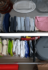 cajón bolsas después