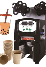 Cup sealing machine