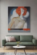 Quadro de família personalizado para a cozinha contemporânea.