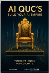 Digital cover image of the eBook titled "Build Your AI Empire: Dominate Business and Marketing with Artificial Intelligence."