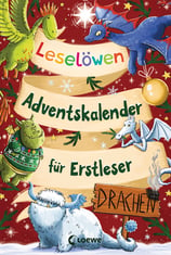 Leselöwen Buchcover Adventskalender für Erstleser Drachen