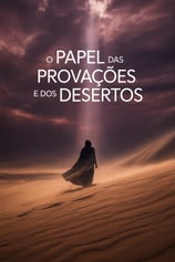a man in a robe and cloak in a desert