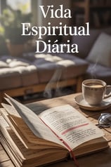 a book with a cup of coffee and a book on a table