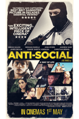 Poster for the film, Anti-Social.