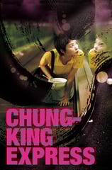 Poster for 'Chungking Express' screening hosted by Auckland International Film Club.