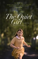 Poster for Colm Bairéad's 'The Quiet Girl' screening hosted by Auckland International Film Club.