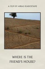 Poster for Where Is the Friend's House? screening hosted by Auckland International Film Club