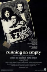 Poster for 'Running on Empty' screening hosted by Auckland International Film Club.