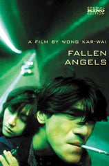 Poster for Wong Kar-wai's film 'Fallen Angels' featured at an Auckland International Film Club scree