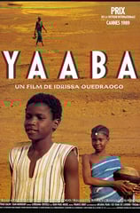 Poster for Idrissa Ouedraogo's 'Yaaba' screening hosted by Auckland International Film Club