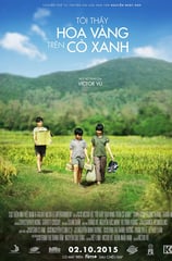 Poster for 'Yellow Flowers on the Green Grass' screening hosted by Auckland International Film Club.