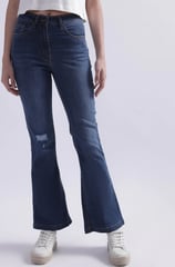 Fit: Slight flare from knee to ankle; designed to fit over boots  Best for: Balancing wider hips or 