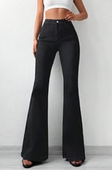 Fit: Slight flare from knee to ankle; designed to fit over boots  Best for: Balancing wider hips or 
