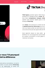 Site e-commerce TikTok Shop – création de boutique en ligne optimisée