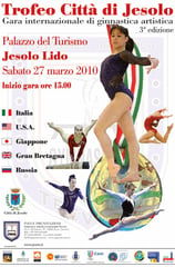 Locandina Trofeo Città di Jesolo 2010