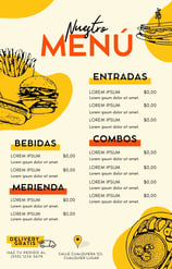 AvantiRed fabrica cartas menu vertical personalizadas
