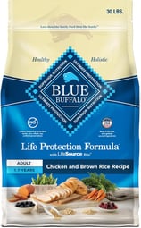 Adult Dry Dog Food, helps Build Strong Muscles, Made with Natural Ingredients, Chicken, brown rice 