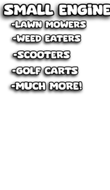 Small engine repair in Onslow County! Affordable lawn mower, weed eater, scooter, golf cart service 