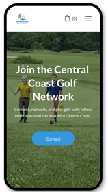 Example of local central coast website
