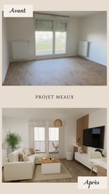salle d'eau marbre, carrelage effet bois et mobilier gris anthracite 