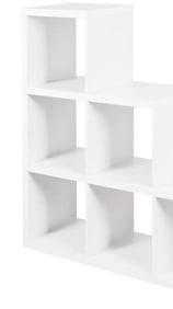 Bibliothèque Alvin en escaliers blanc 