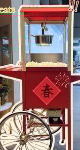 Popcorn cart cotton candy cart rental in KL , Klang Valley, Ipoh , Melaka, Johor and Penang Malaysia
