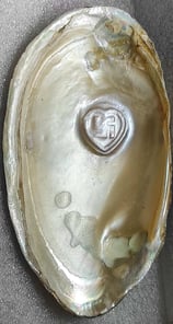 "Approx 11mm white cultured pearl in heart shape–handcrafted with nucleus for jewelry-for export markets"