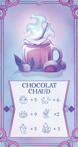 Carte chocolat chaud