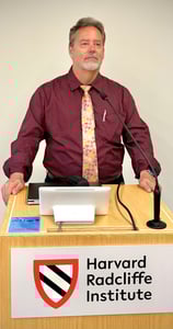 Craig Chalquist speaking at Harvard.