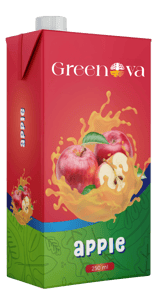Greenova apple juice a box of apples juice juice