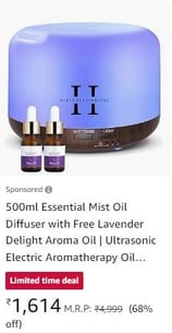 Oil Diffuser on Amazon