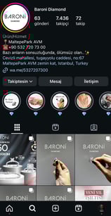Baroni Diamond Maltepe Park Sosyal Medya Yönetimi
