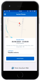 APP DE BATER O PÓNTO