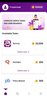 a phone screen showing a number of items on a phone
