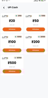 a cell phone showing a pricing sheet for a cashback