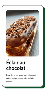 éclair au chocolat