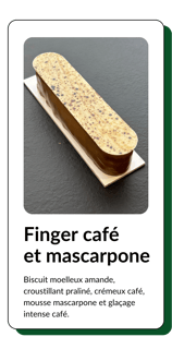 finger café et mascarpone