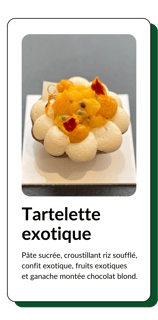 tartelette fruits exotiques