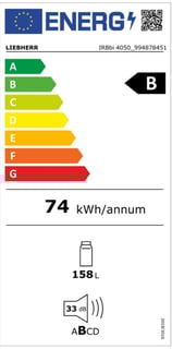 Energielevel vom Liebherr IRBbi 4050