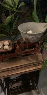 a bowl of flouring and a bowl of flour the art at sunrise lodge and lounge