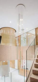 Contemporary architecture at Bernabeu fertility clinic in Spain