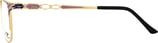 cazal damen gestell brille gold lila violett
