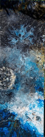 E Fer V Sens de la Vie - 130€ -Peinture acrylique 40x120 - 2024