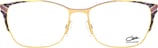 cazal damen gestell brille gold lila violett