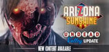 A zombie's face in the image of the zombie VR video game Arizona Sunshine